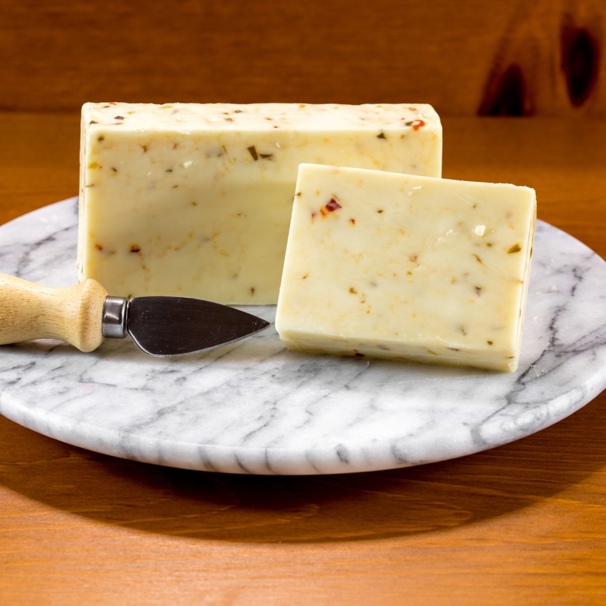 Cheese with spice