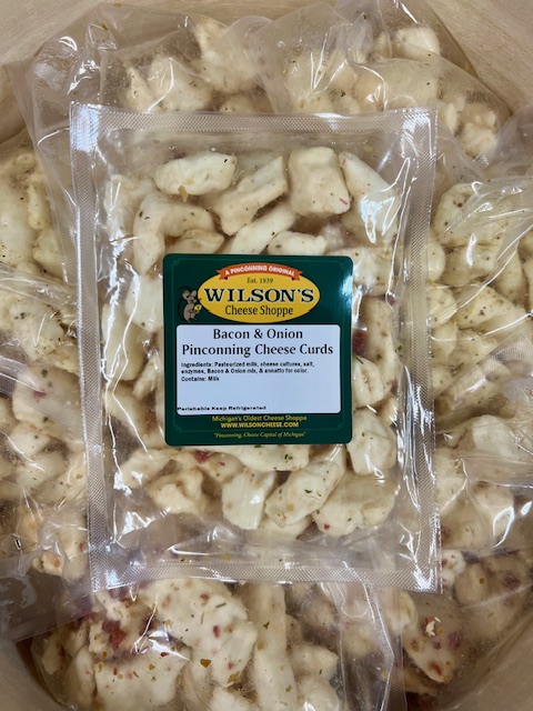 12oz Pinconning Cheese Curds with Bacon and Onion