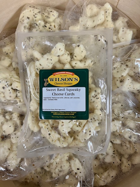 12oz Pinconning Cheese Curds with Sweet Basil